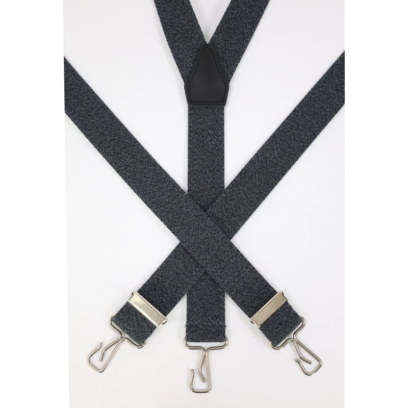 Bretels 3 Sterke Haken | Denim Black | www.pietkoopmans.nl