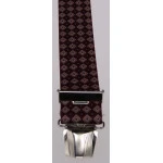 Bretels | Bordeaux Blok Print |www.pietkoopmans.nl
