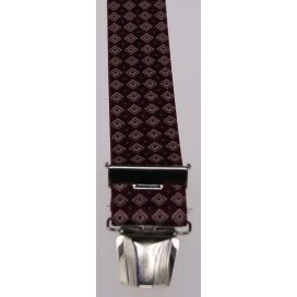 Bretels | Bordeaux Blok Print 