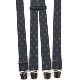 Bretels | Antraciet Print