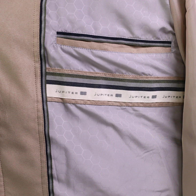 Jupiter Suedine Zomer Jack | Beige | www.pietkoopmans.nl