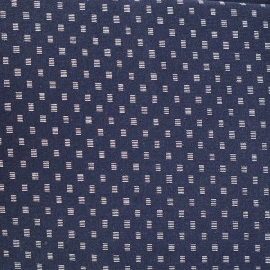 Lange Pyjama Schiesser Tricot | Donkerblauw Stip