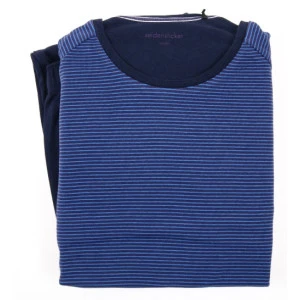 Seidensticker Pyjama Tricot | Navy Paars