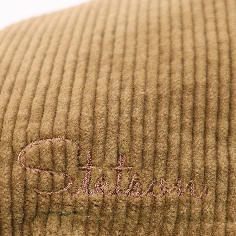 Stetson Texas Ribcord Flatcap | Vintage Camel | www.pietkoopmans.nl
