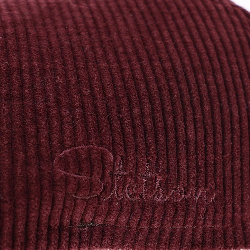 Stetson Texas Ribcord Flatcap | Vintage Bordeaux | www.pietkoopmans.nl
