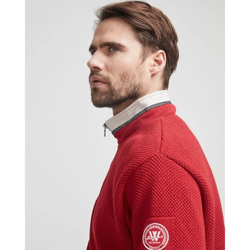 Holebrook Classic Trui | Windblocker Rood | www.pietkoopmans.nl