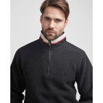 Holebrook Classic Trui | Windblocker Zwart | www.pietkoopmans.nl