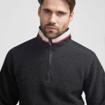 Holebrook Classic Trui | Windblocker Zwart | www.pietkoopmans.nl