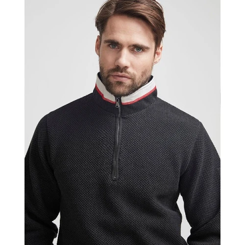 Holebrook Classic Trui | Windblocker Zwart | www.pietkoopmans.nl