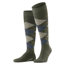 Burlington Kniekousen  | Olive Melange