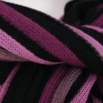 Shawl Tricot | Aubergine Rose Gestreept | www.pietkoopmans.nl