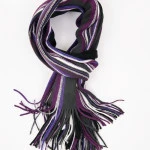 Tricot Shawl | Aubergine Antraciet | www.pietkoopmans.nl