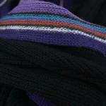 Tricot Shawl | Zwart Lila | www.pietkoopmans.nl