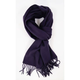 Shawl Geweven | Aubergine