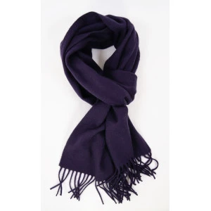 Shawl Geweven | Aubergine