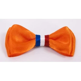 Oranje strikken met Speld | www.pietkoopmans.nl