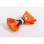 Oranje strikken met Speld | www.pietkoopmans.nl
