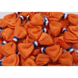 Oranje Mini Strikken Met Speld