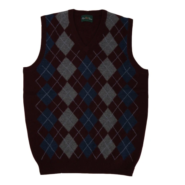 Alan Paine Spencer Rockley | Bordo Argyle Ruit | www.pietkoopmans.nl