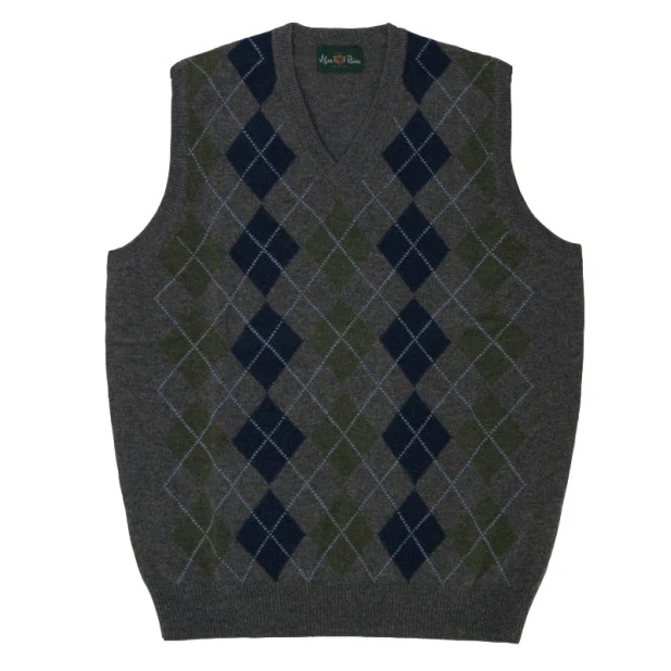 Alan Paine Spencer Rockley | Grijs Argyle Ruit | www.pietkoopmans.nl