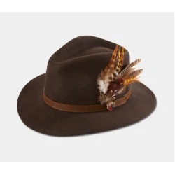 Alan Paine Fedora Hoed | Brown