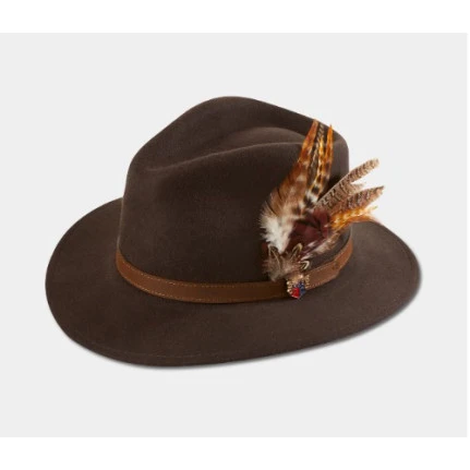 Alan Paine Fedora Hoed | Brown