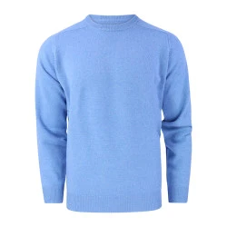 Alan Pain Lamswol Trui Ronde Hals | Blauw