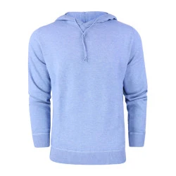 Alan Pain Fijngebreide Hoodie | Lichtblauw
