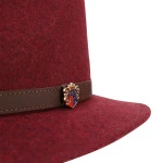 Alan Paine Fedora Hoed | Ruby | www.pietkoopmans.nl