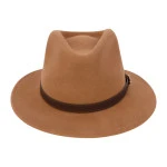 Alan Paine Fedora Hoed | Camel | www.pietkoopmans.nl