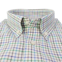 Alan Pain Overhemd Flanel | Groen Geruit
