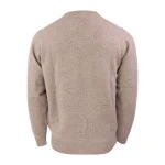 Alan Paine Lamswol Argyle Trui | Beige | www.pietkoopmans.nl