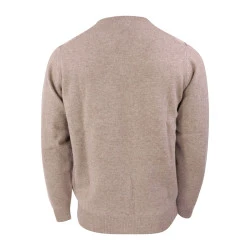 Alan Paine Lamswol Argyle Trui | Beige