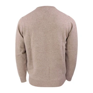 Alan Paine Lamswol Argyle Trui | Beige