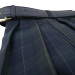 Pantalon | Marine Groen Geruit | www.pietkoopmans.nl