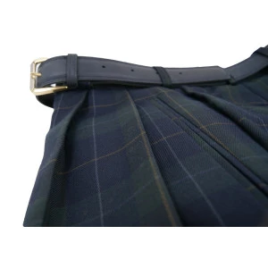 Pantalon | Marine Groen Geruit