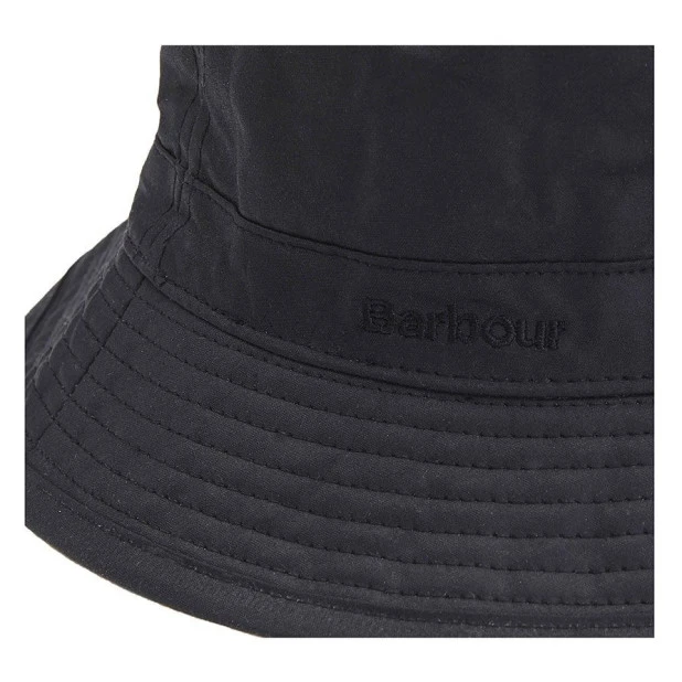Barbour Bucket Waxhoed | Zwart | www.pietkoopmans.nl