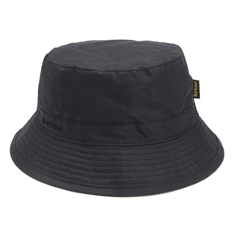 Barbour Bucket Waxhoed | Zwart | www.pietkoopmans.nl