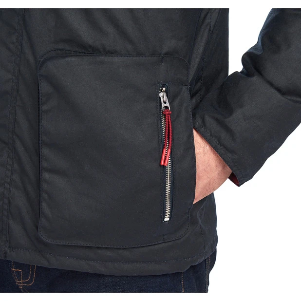 Barbour Waxjas Hortum | Donkerblauw | www.pietkoopmans.nl