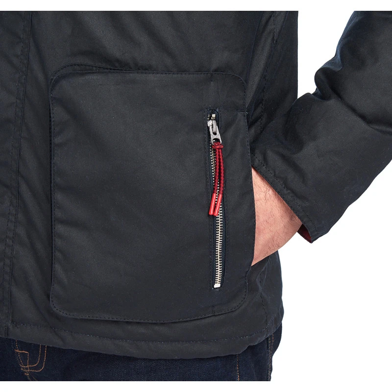 Barbour Waxjas Hortum | Donkerblauw | www.pietkoopmans.nl