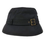Barbour Bucket Waxhoed Gesp | Zwart | www.pietkoopmans.nl