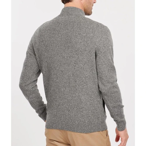 Barbour Tisbury Wollen Vest | Grey | www.pietkoopmans.nl
