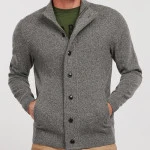 Barbour Tisbury Wollen Vest | Grey | www.pietkoopmans.nl