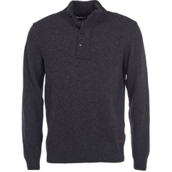 Barbour Lamswol Troye Trui | Antraciet