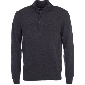 Barbour Lamswol Troye Trui | Antraciet