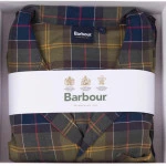 Barbour Flanel Pyjama | Olijf Tartan | www.pietkoopmans.nl