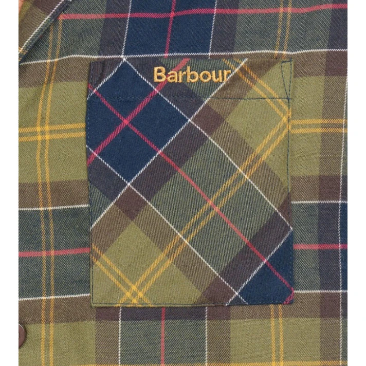 Barbour Flanel Pyjama | Olijf Tartan | www.pietkoopmans.nl
