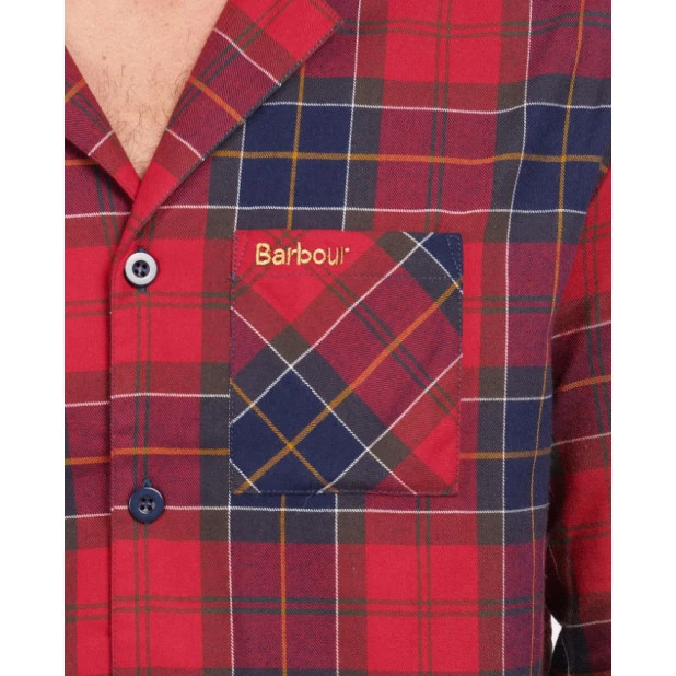 Barbour Flanel Pyjama | Rode  Tartan | www.pietkoopmans.nl