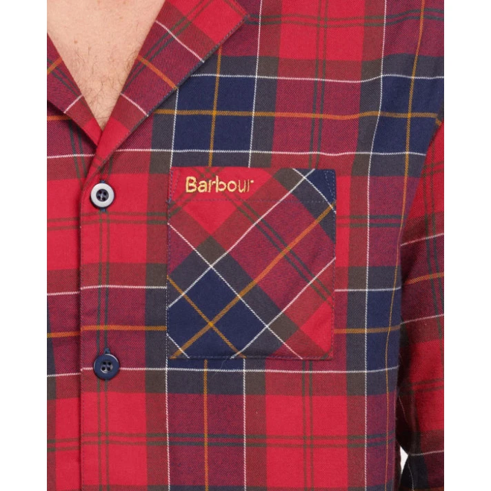 Barbour Flanel Pyjama | Rode  Tartan | www.pietkoopmans.nl