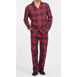 Barbour Flanel Pyjama | Rode Tartan
